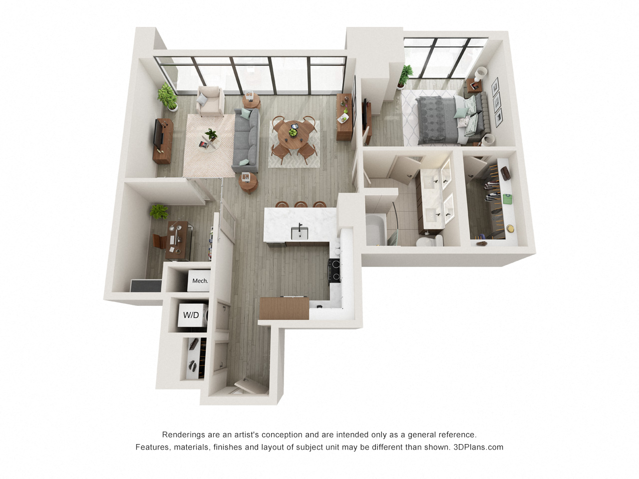 Floor plan layout diagram for A10